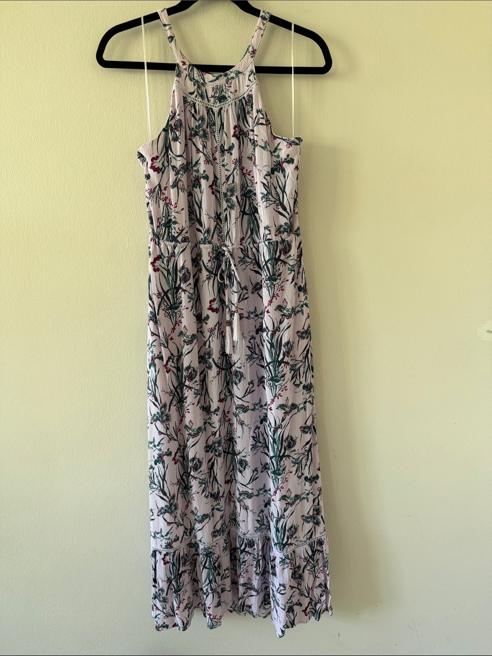 Floral Halter Maxi Dress